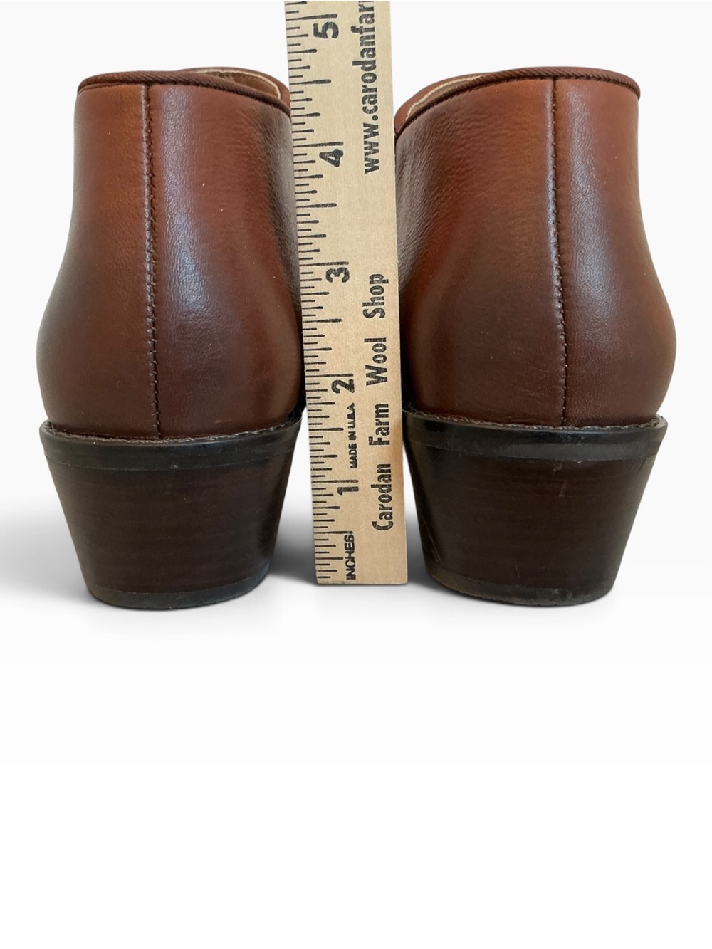 Vionic Jolene Brown Leather Ankle Boots Booties Orthotic Friendly Size 7.5 - Picture 5 of 14